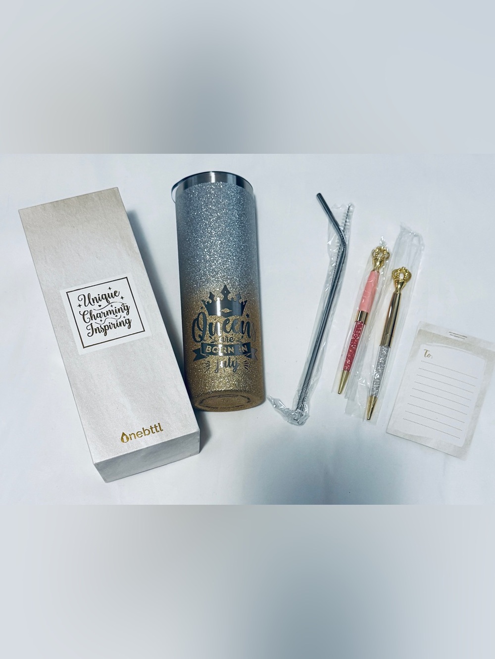 Queens are born in July tumbler